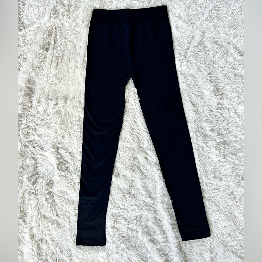 Time and tru thermal Black leggings size XL nwot